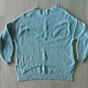 American Eagle Outfitters Light Blue Crew Neck Sweater